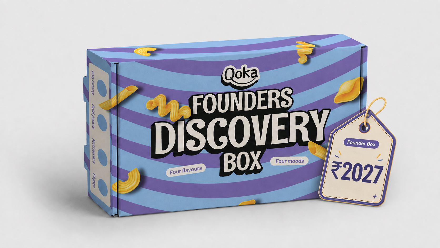 Qoka Founders Discovery Box with a ₹2027 price tag
